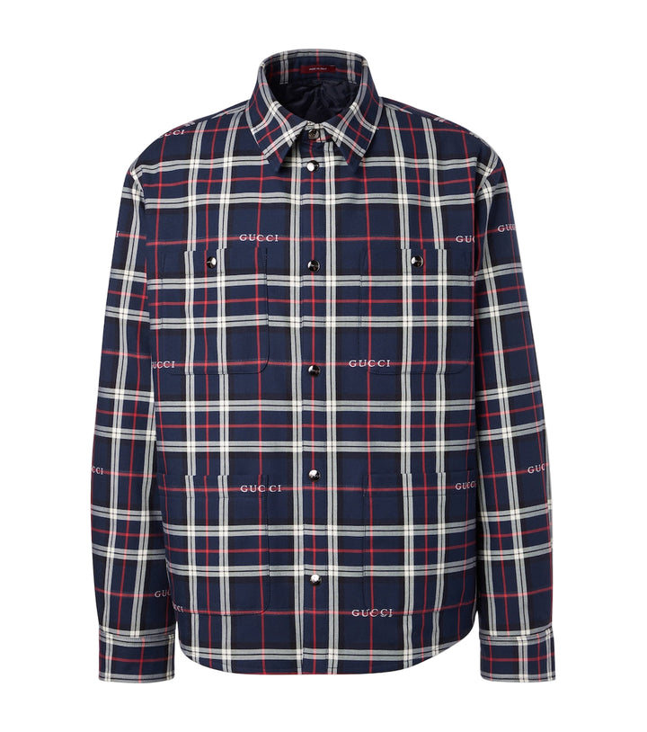 Plaid cotton shirt
