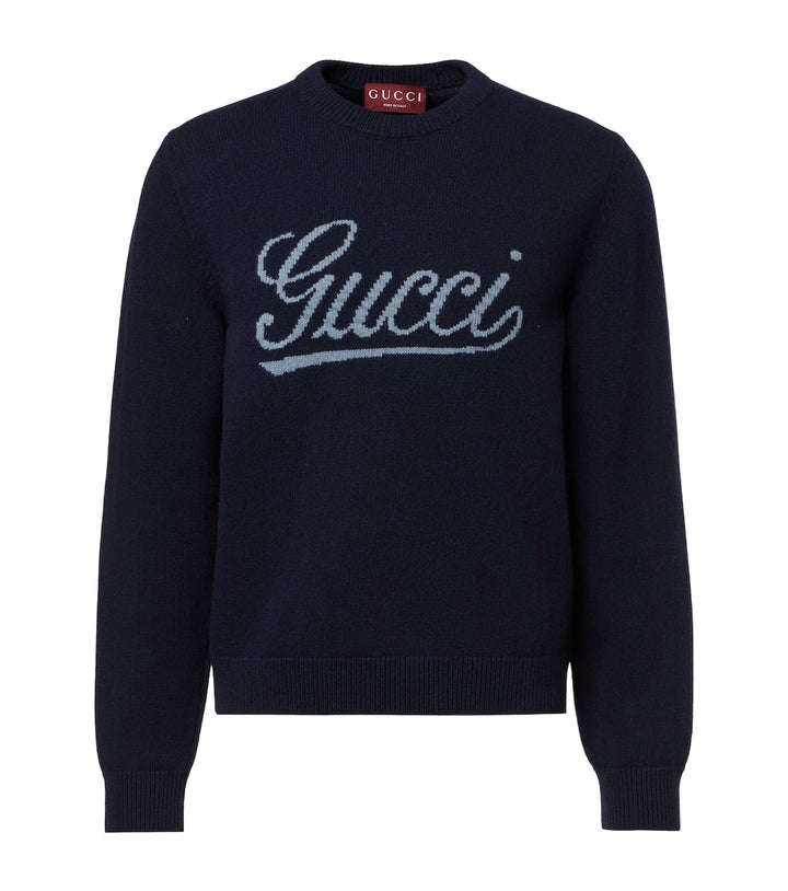 Logo wool sweater