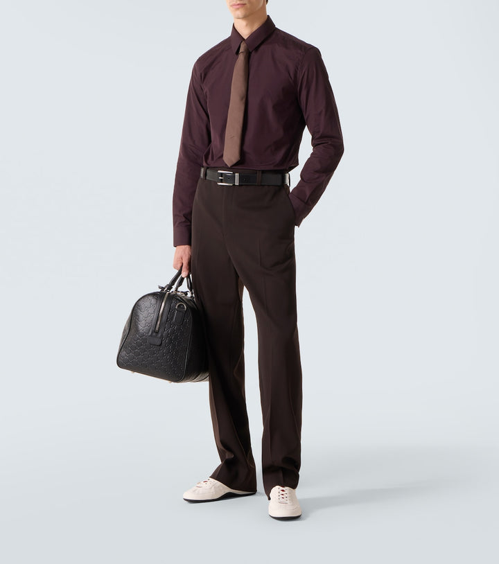 Gucci Shift leather sneakers
