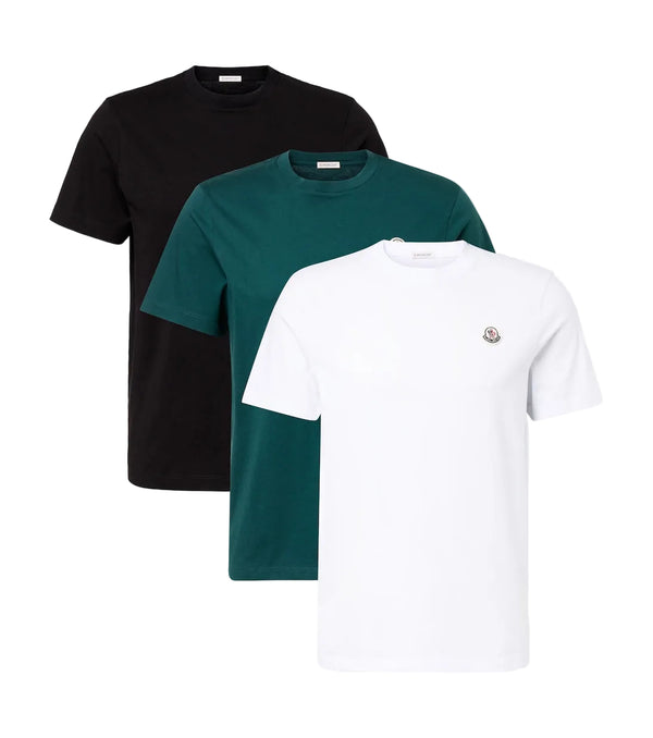 Moncler Set of 3 cotton jersey T-shirts
