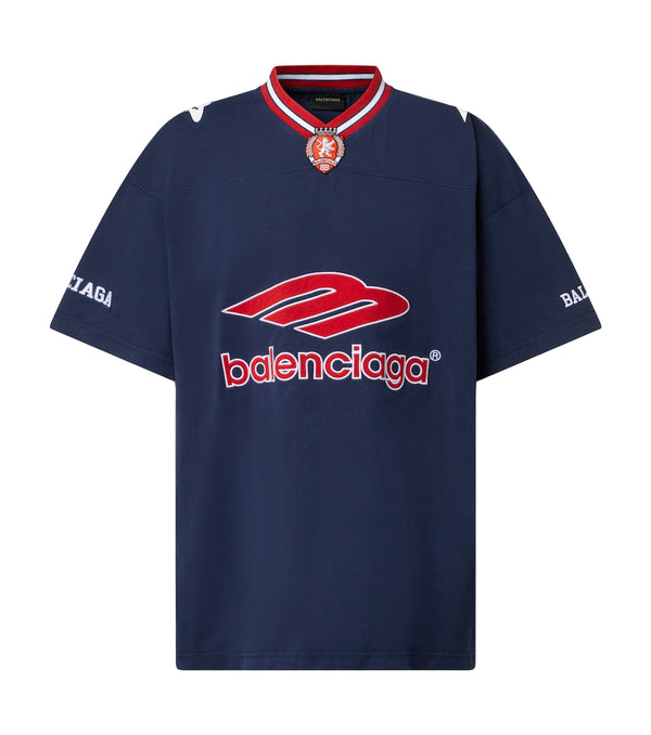 Balenciaga Logo oversized cotton jersey T-shirt