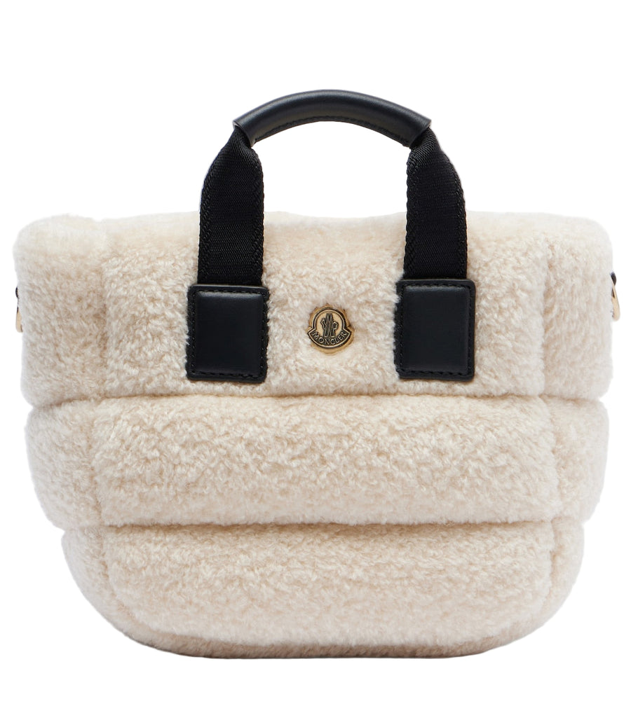 Moncler Caradoc Mini teddy tote bag