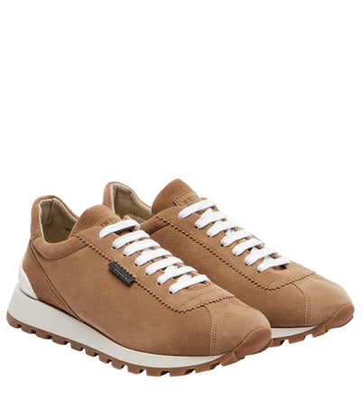Monili suede sneakers | Brunello Cucinelli