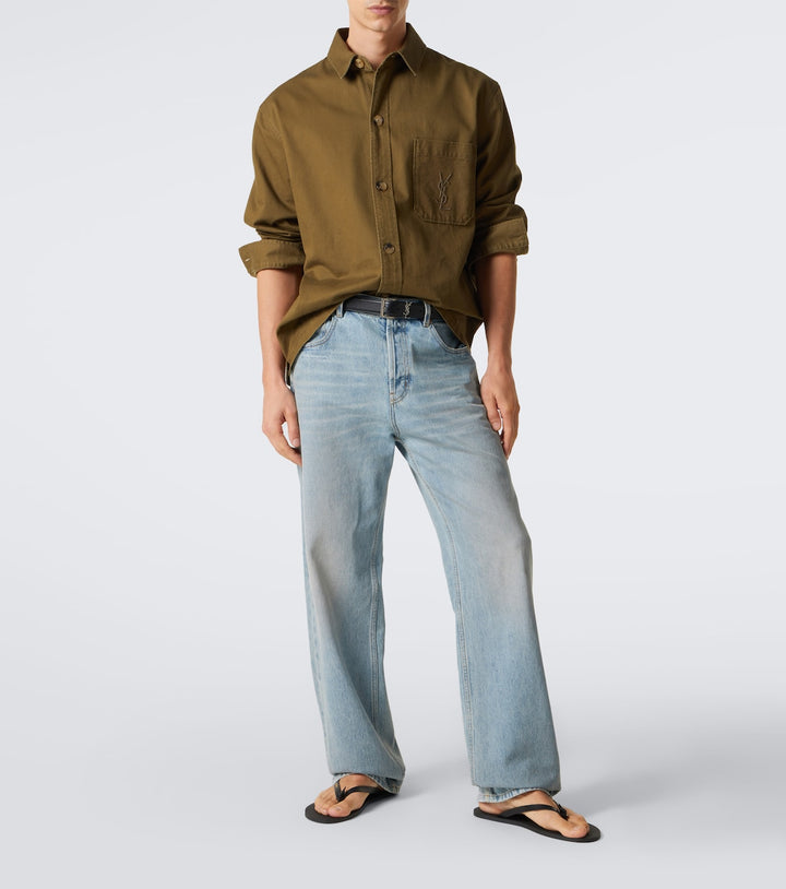 Saint Laurent Leather thong sandals