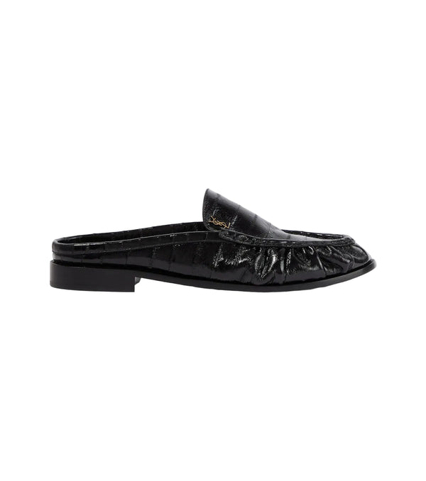 Saint Laurent Le Loafer eel leather mules