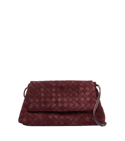 Bottega Veneta Giorno Intrecciato suede shoulder bag