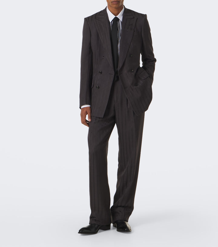 Tom Ford Striped cotton poplin shirt