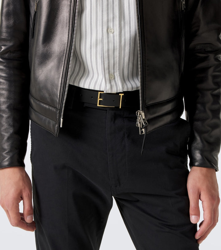 Tom Ford T leather belt