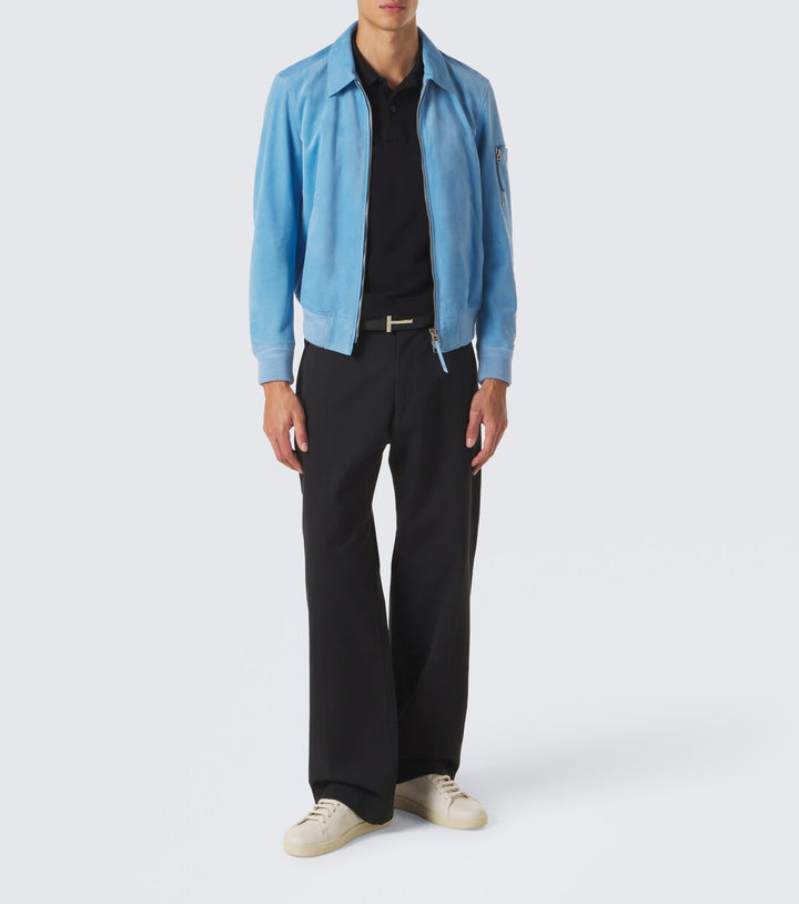 Tom Ford Warwick perforated leather sneakers