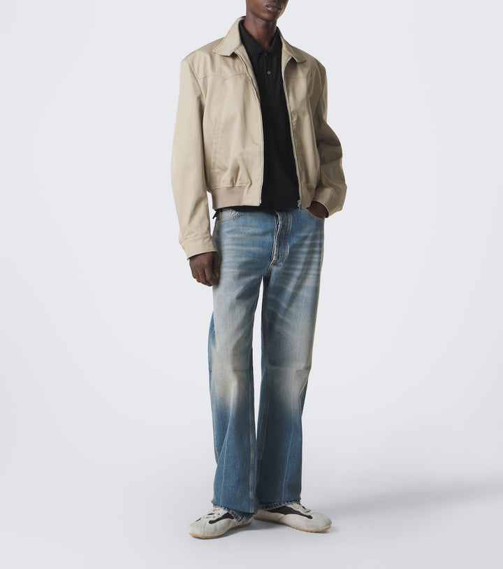 McQueen Boxe suede-trimmed sneakers