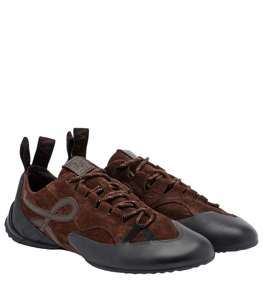 Loewe Grip Anagram suede sneakers
