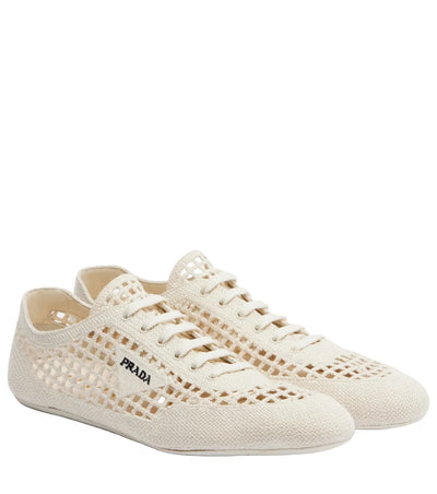 Collapse crochet sneakers