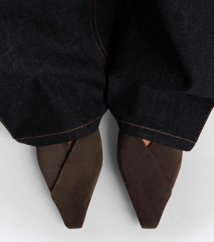 Brunello Cucinelli Suede ballet flats