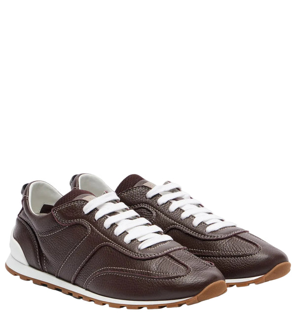 Brunello Cucinelli Monili leather sneakers