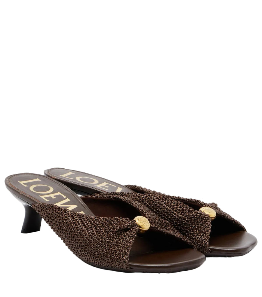 Loewe Paula's Ibiza Pebble Soft mules