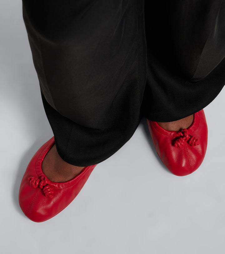 Fantasmina leather ballet flats