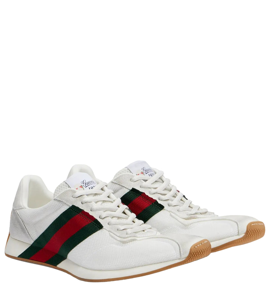 Gucci Tempo suede-trimmed sneakers