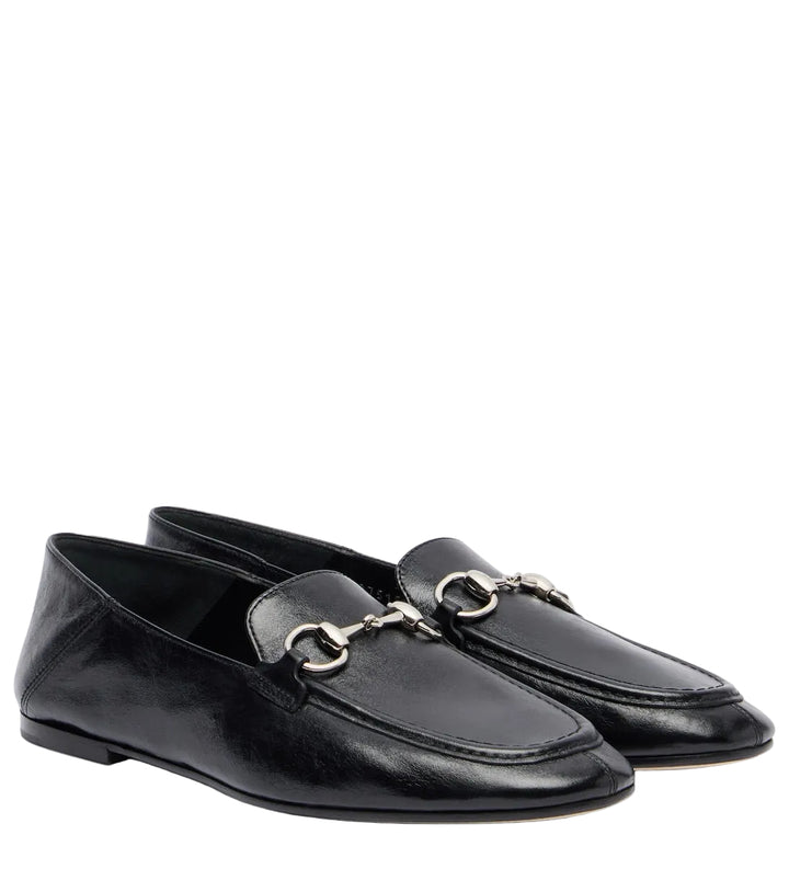 Gucci Jordaan Horsebit Leather Loafers