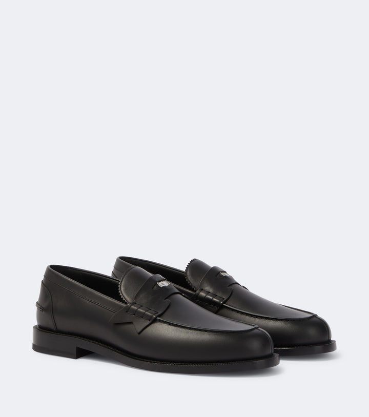 Christian Louboutin Plato Leather Penny Loafers