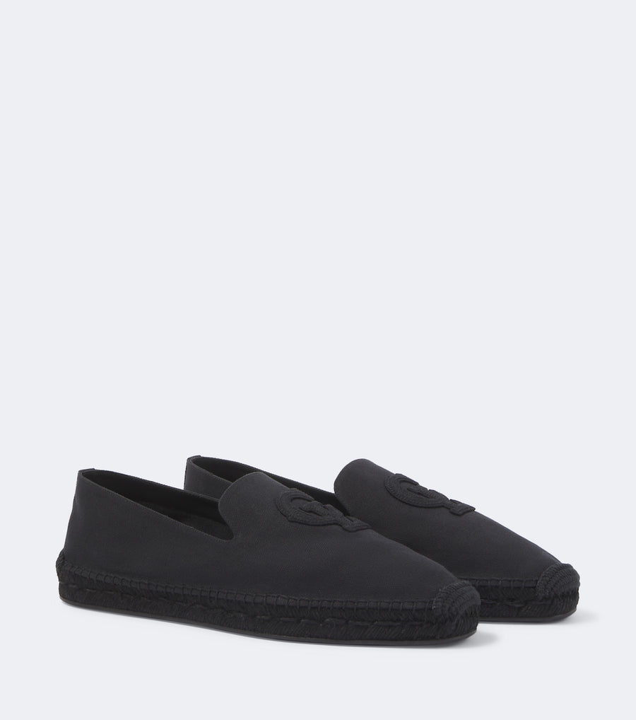 Christian Louboutin Emboroidered canvas espadrilles