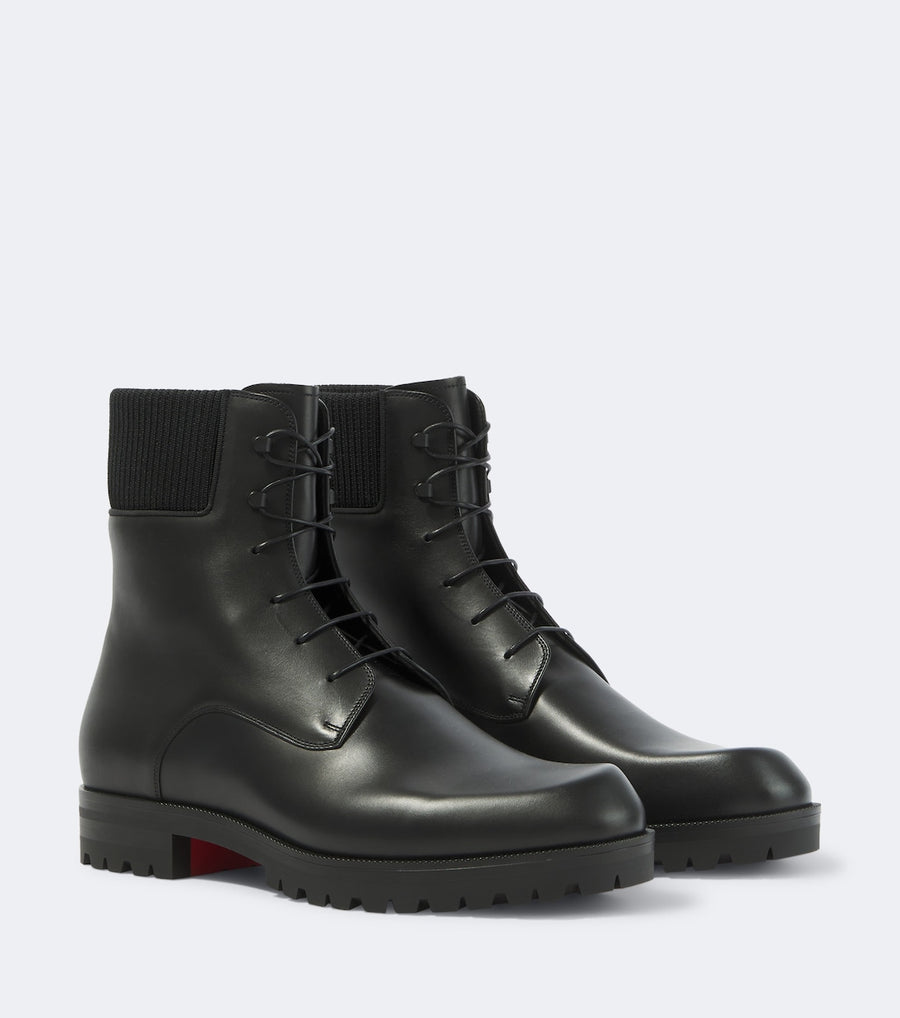 Christian Louboutin Trapman TCT 2 Leather Lace-Up Boots