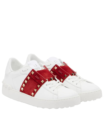 Rockstud Untitled leather sneakers