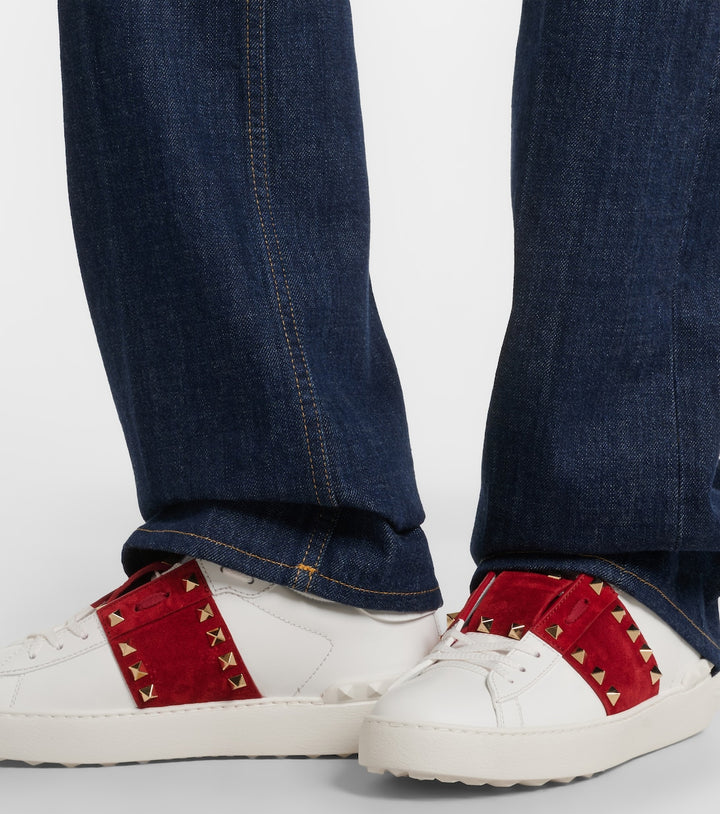 Rockstud Untitled leather sneakers