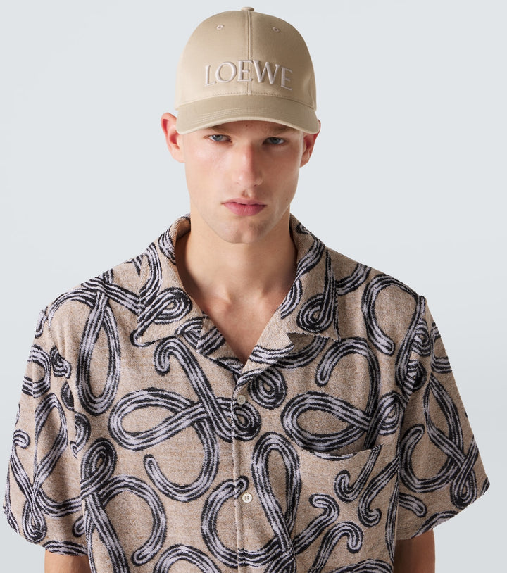 Loewe Paula's Ibiza logo embroidered cotton baseball cap