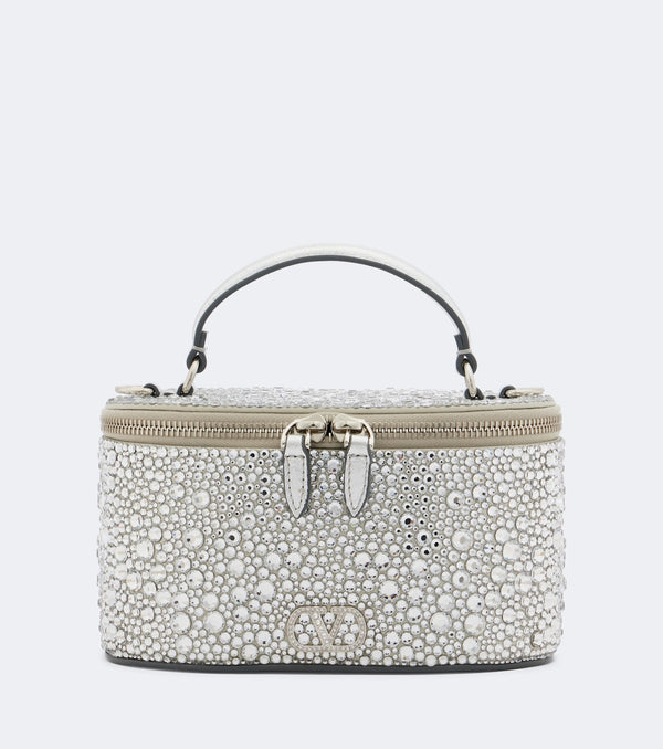 Valentino Garavani VLogo Small Embellished Vanity Bag