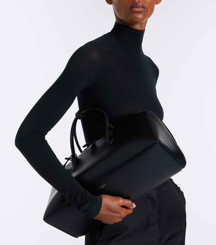 Alaïa Delta Medium Leather Top-Handle Bag
