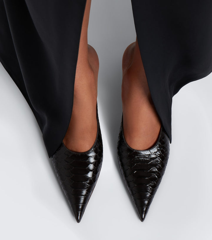 Tom Ford Croc-effect leather mules