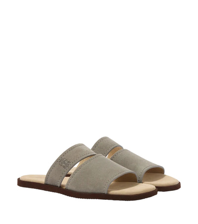 Brunello Cucinelli Logo suede sandals