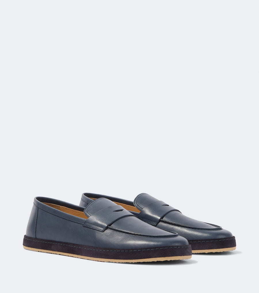 Brunello Cucinelli Leather penny loafers