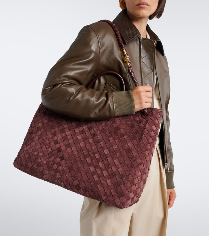 Bottega Veneta Andiamo Large Suede Tote Bag
