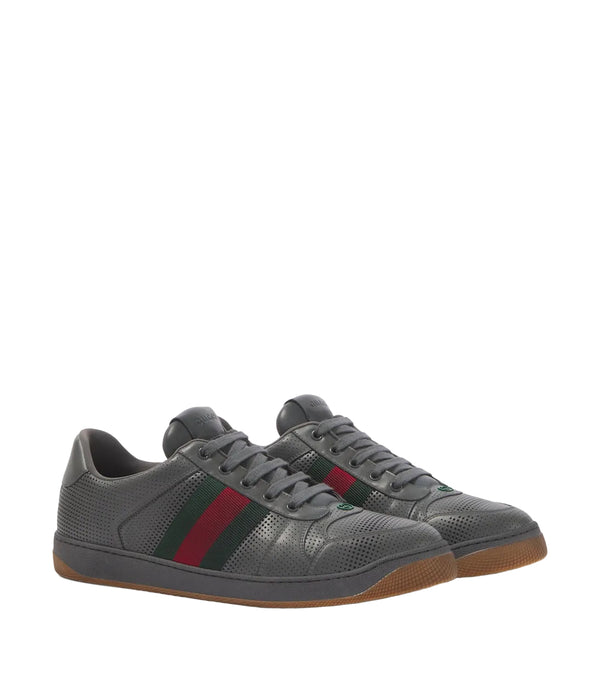 Gucci Screener perforated leather sneakers