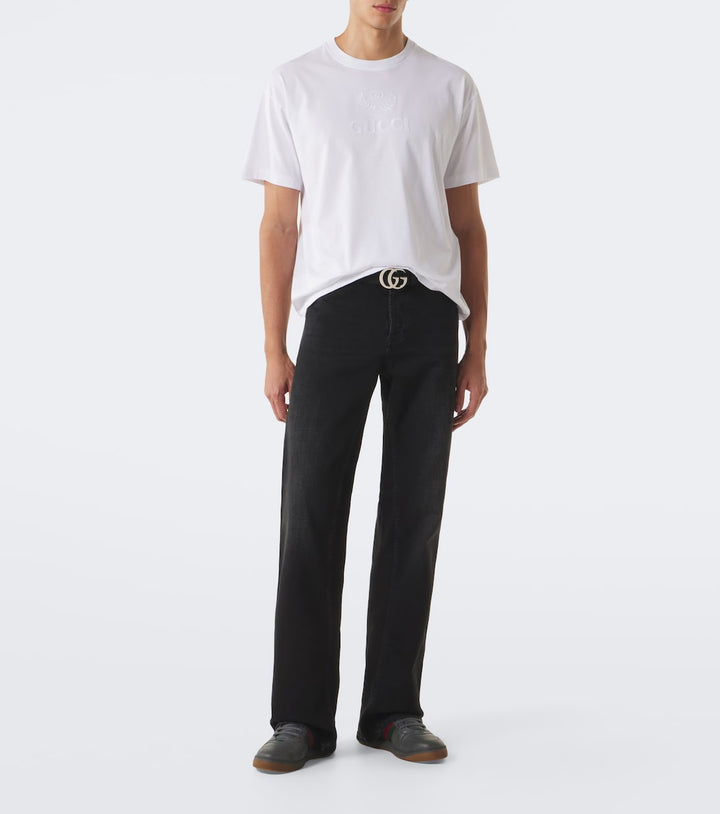 Gucci Screener perforated leather sneakers