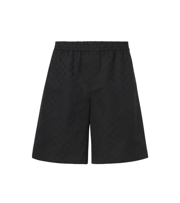 Gucci GG canvas linen-blend shorts