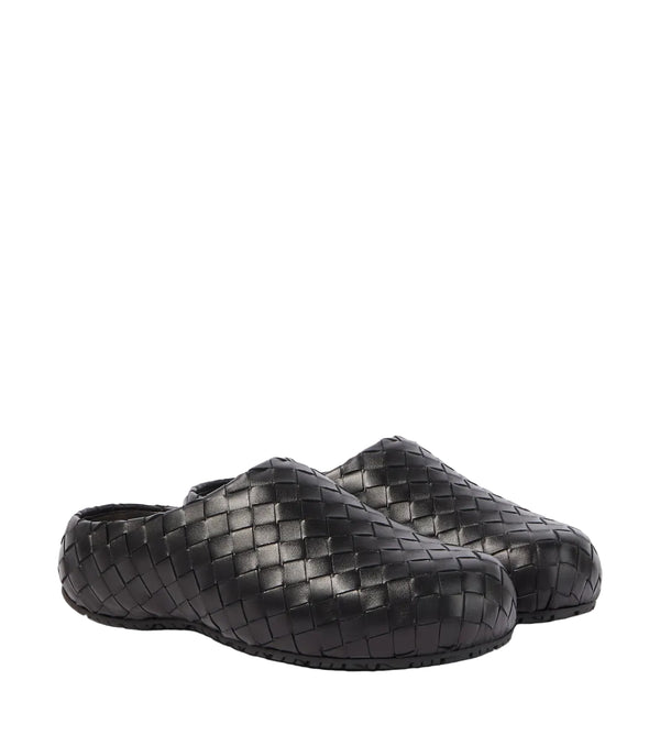Bottega Veneta Klog Intrecciato leather mules