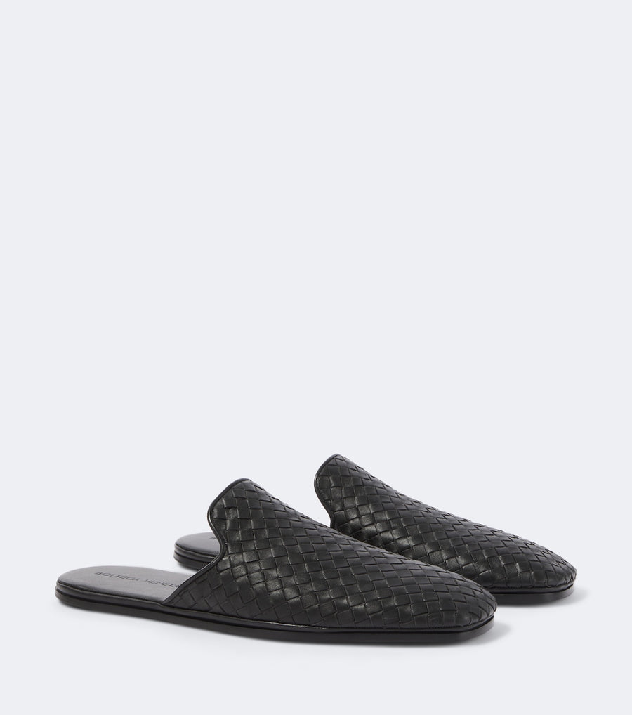 Bottega Veneta Palazzo Intrecciato Leather Mules