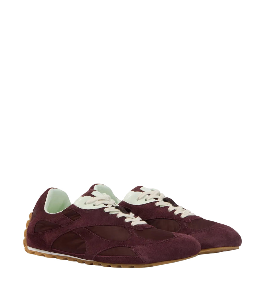 Bottega Veneta Orbit Flash suede-trimmed sneakers