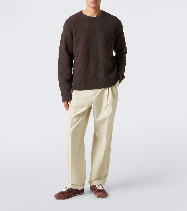 Bottega Veneta Orbit Flash suede-trimmed sneakers