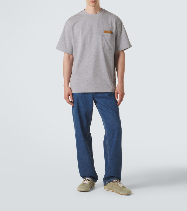 Bottega Veneta Intrecciato cotton-blend jersey T-shirt
