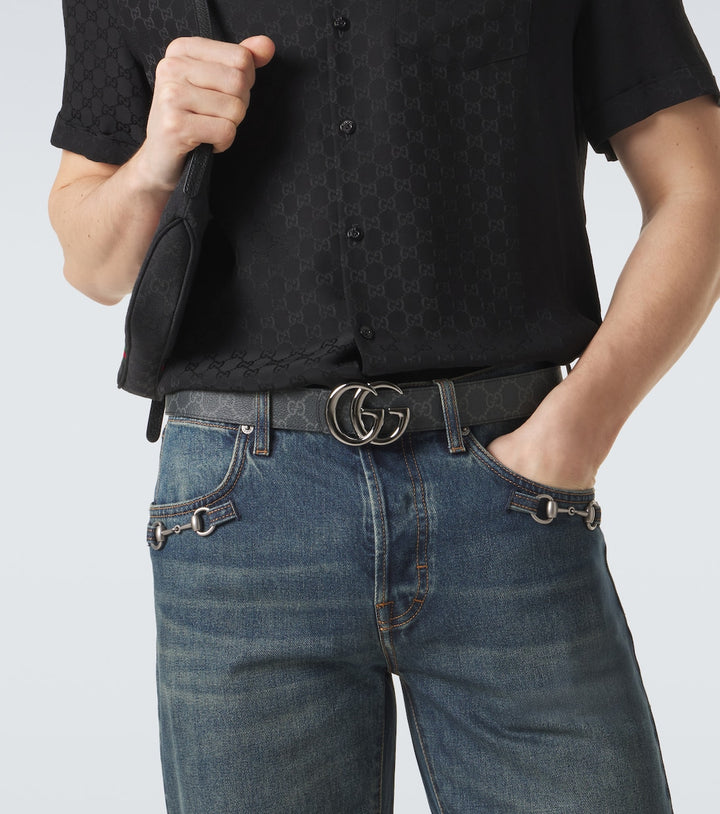 Gucci GG Marmont reversible leather belt