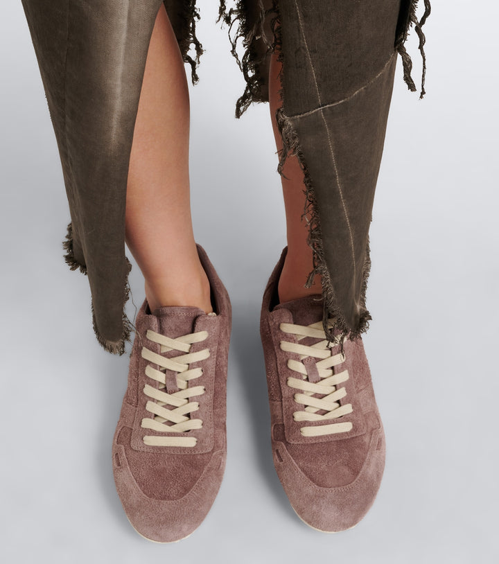Rick Owens Minimal Suede Sneakers