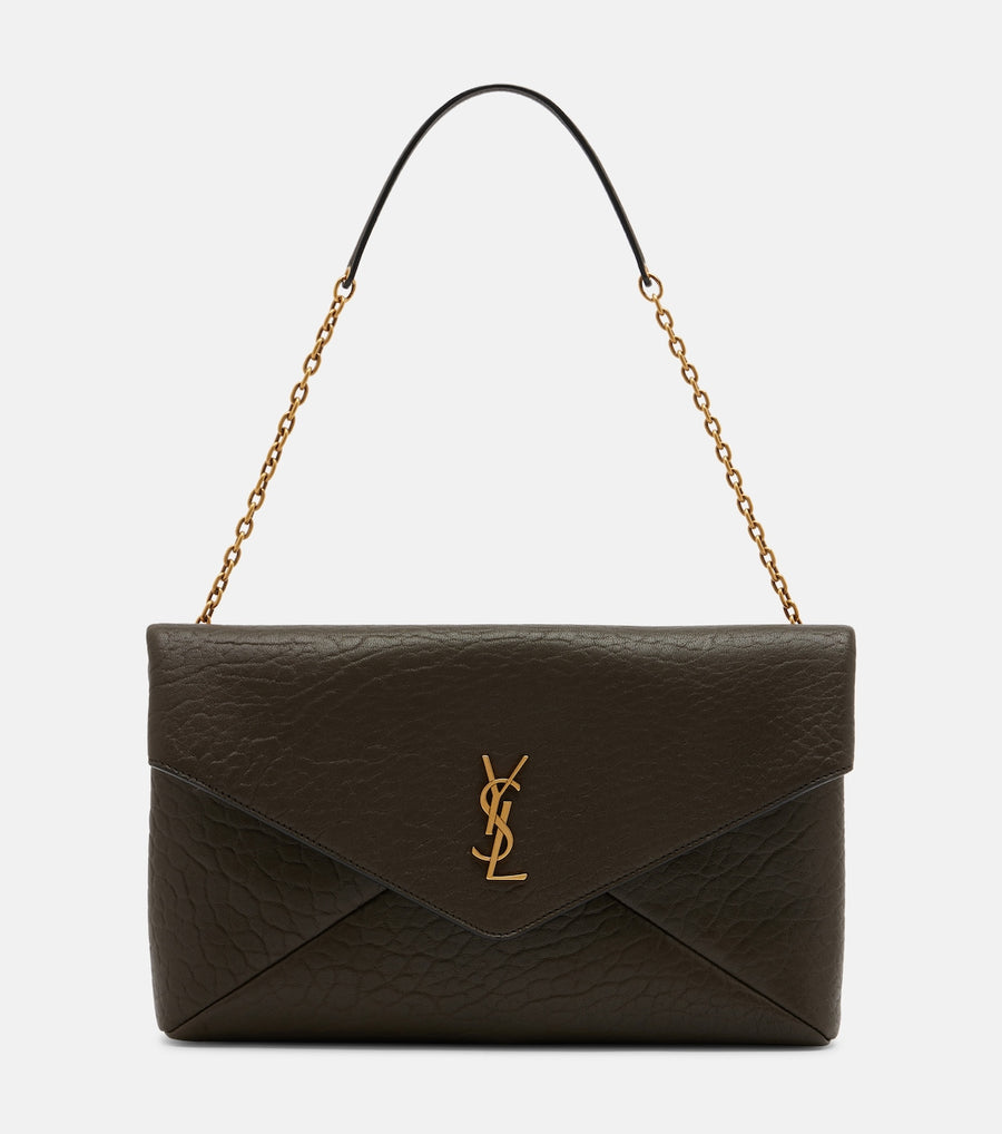 Saint Laurent Cassandre Large Leather Shoulder Bag