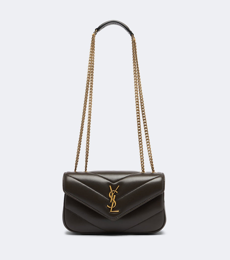 Saint Laurent Loulou Mini Leather Shoulder Bag