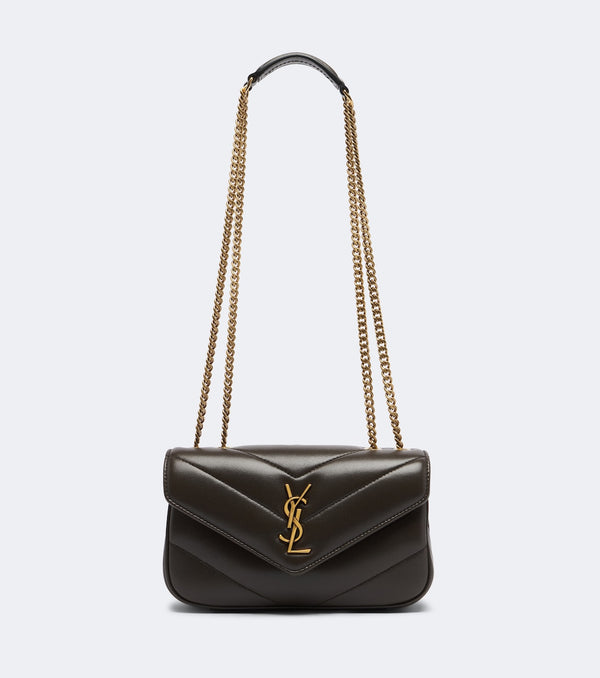 Saint Laurent Loulou Mini Leather Shoulder Bag