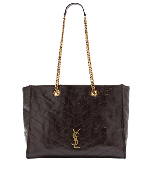 Saint Laurent Niki East West Large Leather Tote Bag
