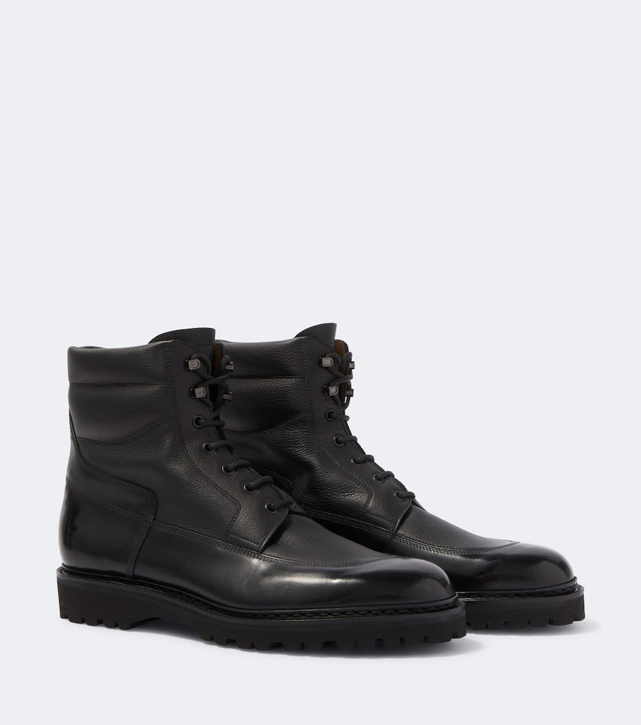 John Lobb Peak leather lace-up boots