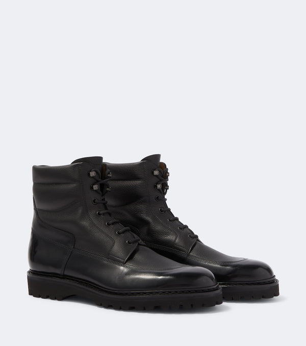 John Lobb Peak leather lace-up boots
